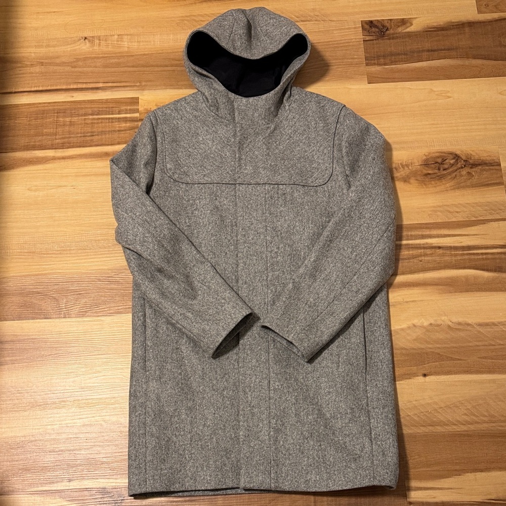 Men's COS Gray Hooded Coat